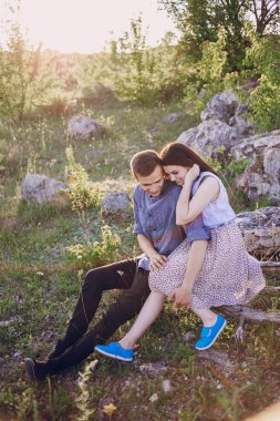 doğa üzerinde çift