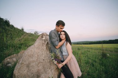 doğa üzerinde çift