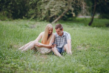 Birbirine aşık çift