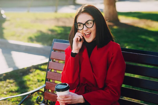 Two girls with gadget — Stock Photo, Image