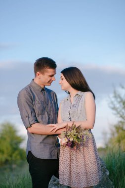 doğa üzerinde çift