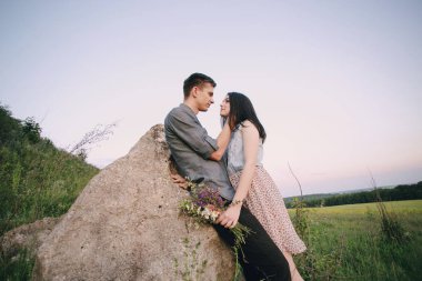 doğa üzerinde çift