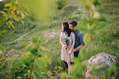 doğa üzerinde çift