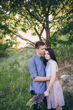 doğa üzerinde çift