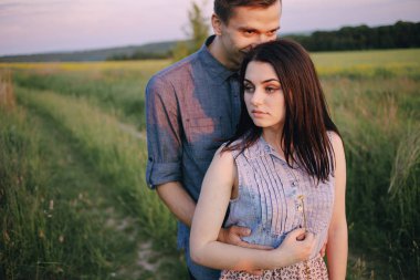 doğa üzerinde çift