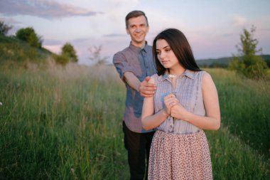 doğa üzerinde çift