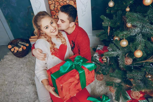 sevgi dolu çift Noel ağacı süsleme