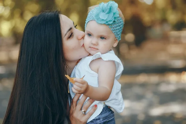 Mamma med dotter — Stockfoto