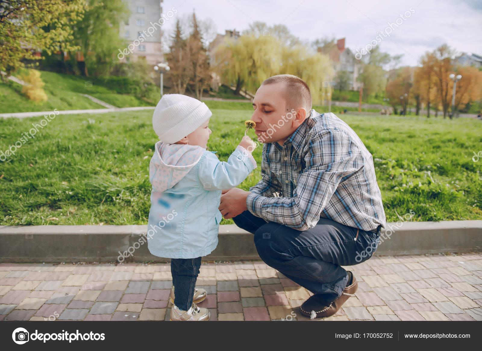 Vater und Tochter — Stockfoto © hetmanstock 170052752