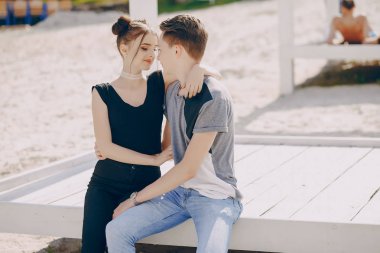 Birbirine aşık çift