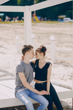 Birbirine aşık çift