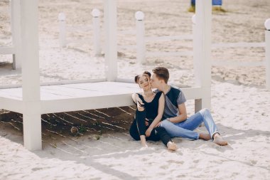 Birbirine aşık çift