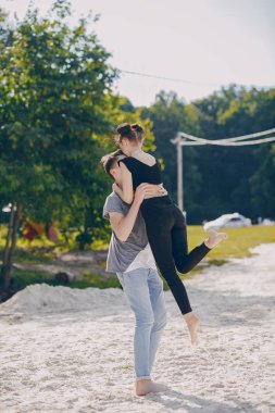 Birbirine aşık çift