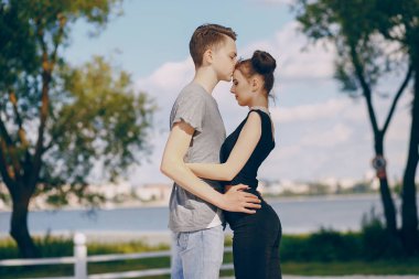 Birbirine aşık çift