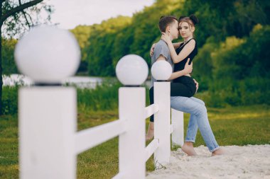 Birbirine aşık çift