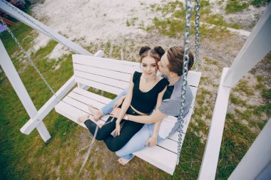 Birbirine aşık çift