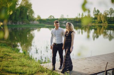 Birbirine aşık çift