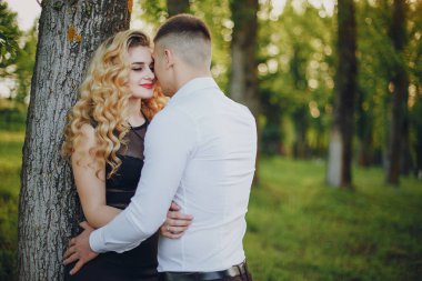 Birbirine aşık çift