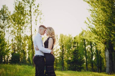 Birbirine aşık çift