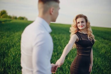 Birbirine aşık çift