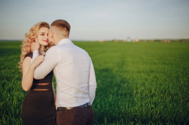 Birbirine aşık çift