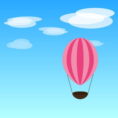Parlak pembe airballon