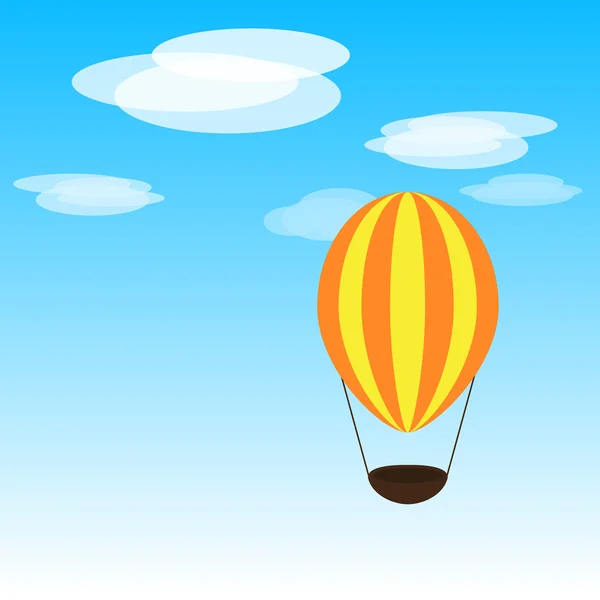 Heldere schattige airballon — Stockvector