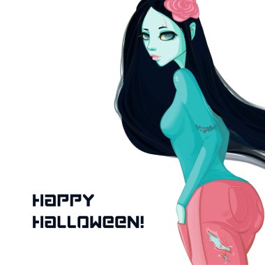 Zombi koleksiyonu. Zombi kız.