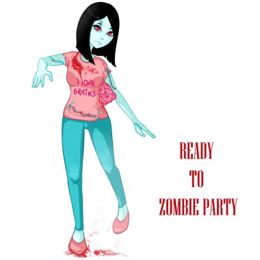 Zombi kız. Zombi kıyamet