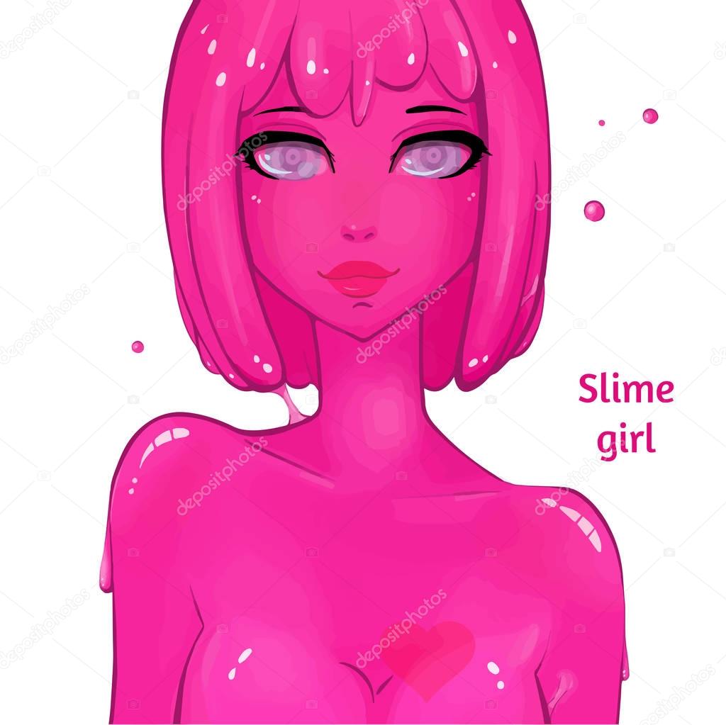 Hot slime girl.