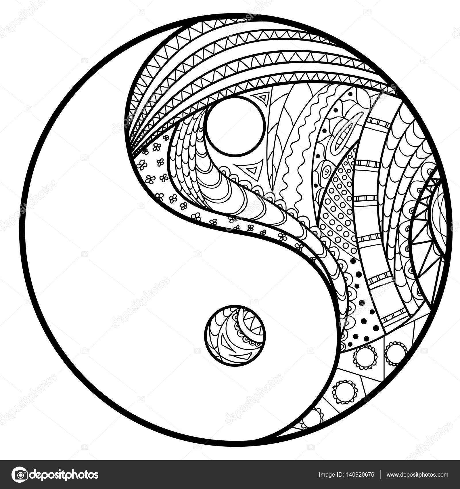 Yin And Yang Stock Vector C Mikabesfamilnaya 140920676