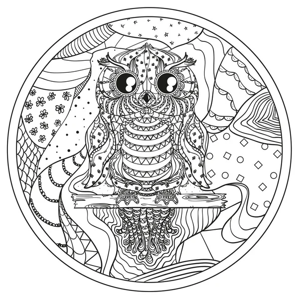 mandala sova zentangle stock vektor 169 mikabesfamilnaya mandala sova zentangle stock vektor 169 mikabesfamilnaya