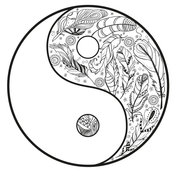 Yin et Yang — Image vectorielle