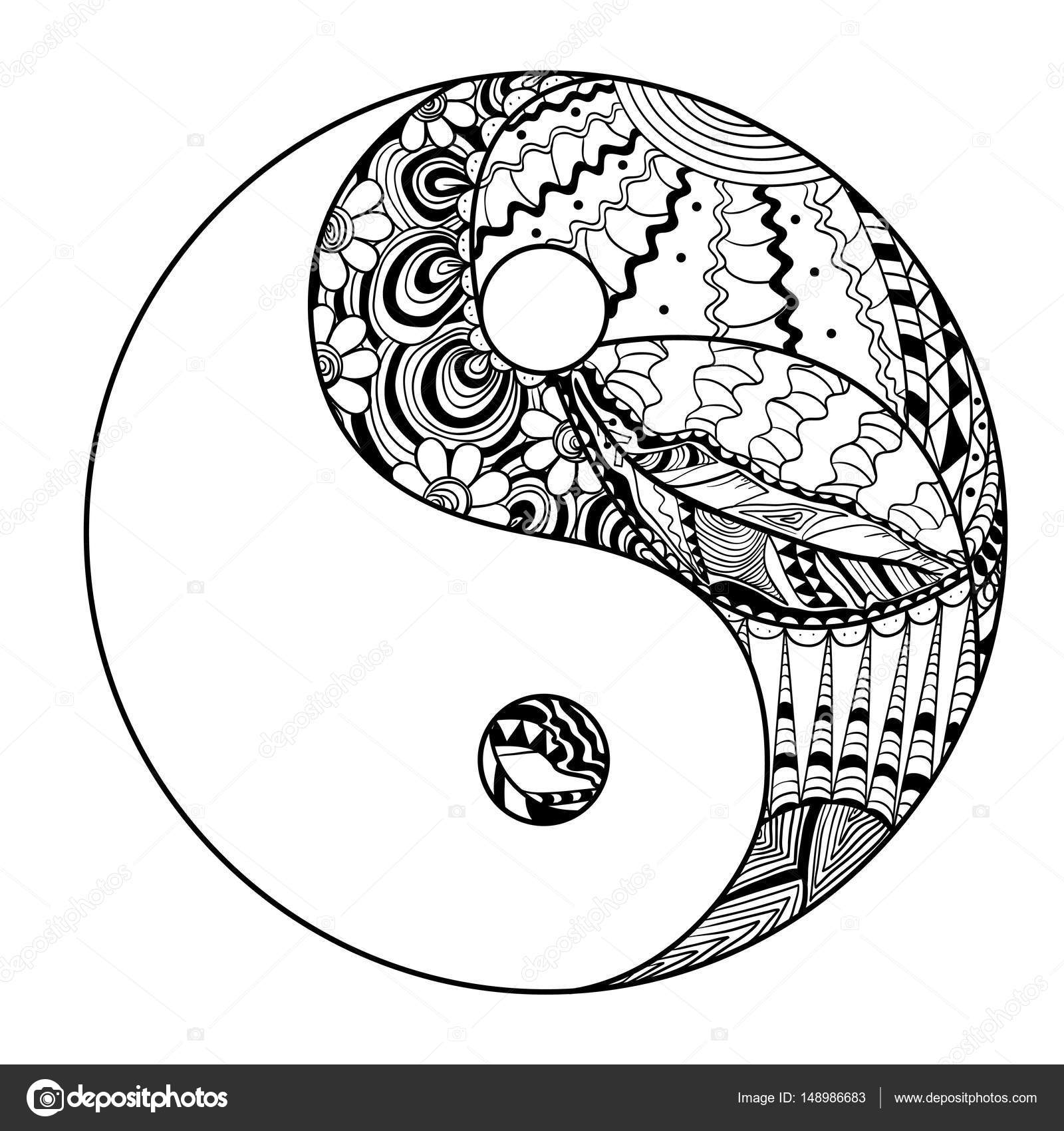 Zendala. Line art creation. — Stock Vector © MikaBesfamilnaya 148986683