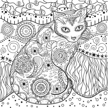 Mandala. Zentangle. Elle çizilmiş