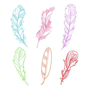 Tüyler. Tasarım Zentangle.