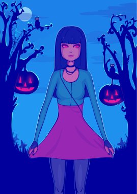 Tasarım için Cadılar Bayramı arkaplanı