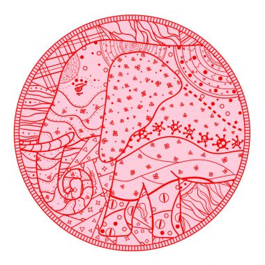 Resimde. Yaratıcı sanat