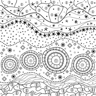 Soyut. Dekoratif stili