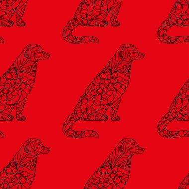 Zentangle tasarım. Hat sanatı