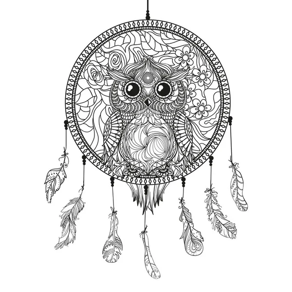 Zentangle tasarım. Hat sanatı