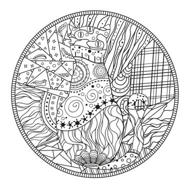 Resimde. Yaratıcı sanat