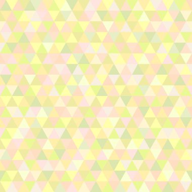 Sorunsuz üçgen desen. Yüzey soyut geometrik duvar kağıdı. Şirin arka plan. Işık renkleri. Basım endüstrisi, poster, tişört ve Tekstil için yazdırın. Güzel doku. Doodle tasarımı için