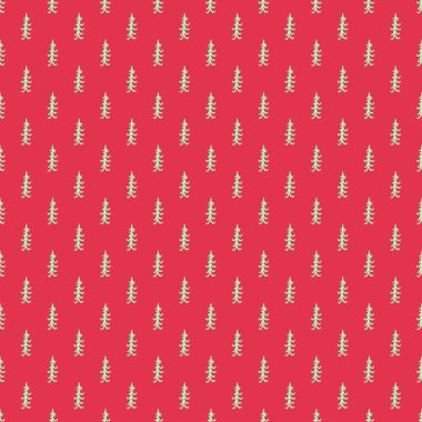 Noel ağaçlarıyla kusursuz renkli desenler. Soyut duvar kağıdı