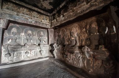 Ellora mağaraları UNESCO Dünya Miras Listesi.