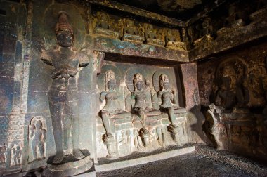 Ellora mağaraları UNESCO Dünya Miras Listesi.