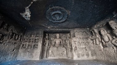 Ellora mağaraları UNESCO Dünya Miras Listesi.