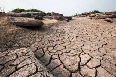 Dünya, Kuru zemin yüzey çatlamak