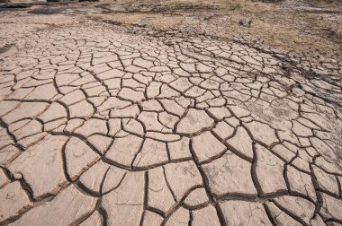 Dünya, Kuru zemin yüzey çatlamak