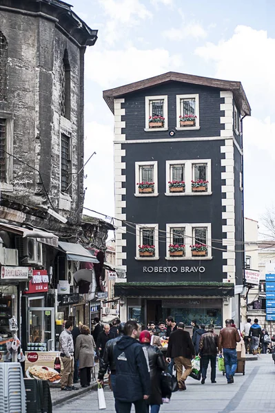 Istanbul Turkiet April 2015 Grand Bazaar Kapalicarsi Turkiska Gatan Promenad — Stockfoto